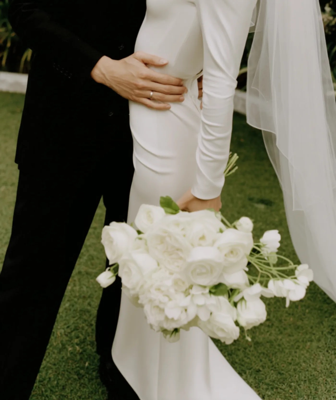 Beautiful wedding photography setup.