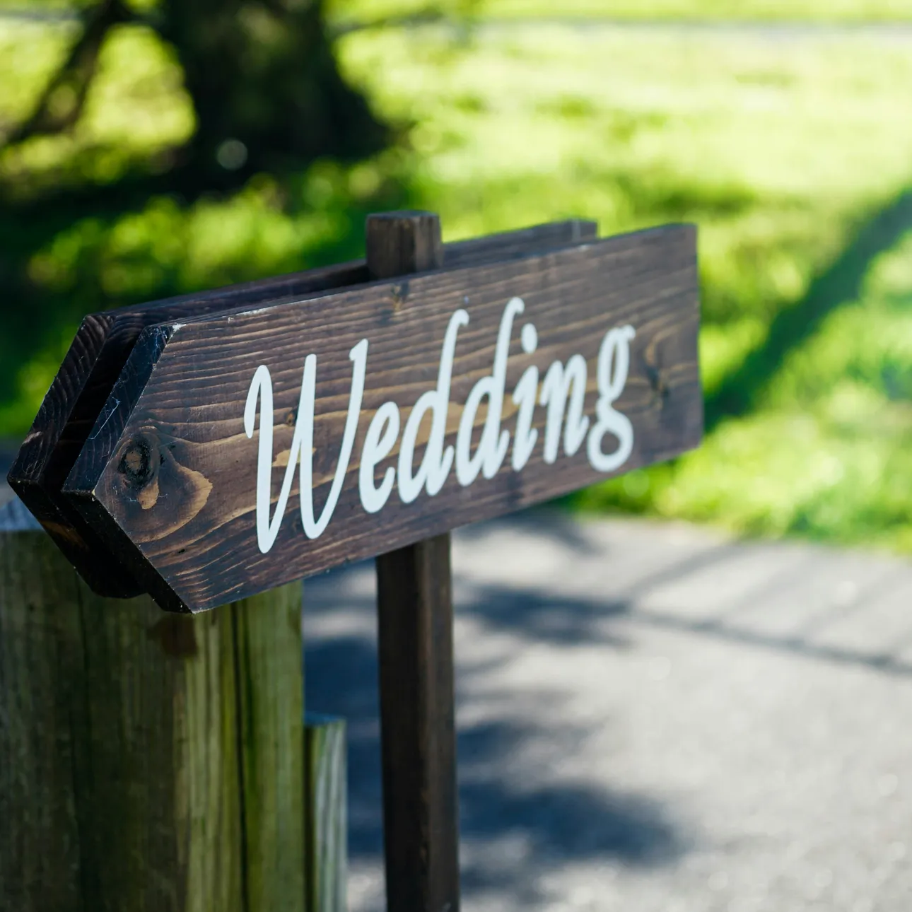 Map with wedding info marker